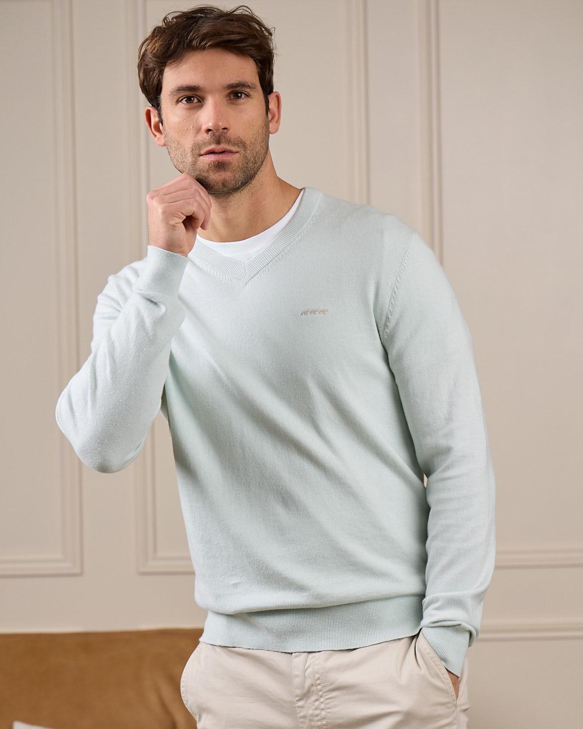 Pull vert eau MISE AU GREEN