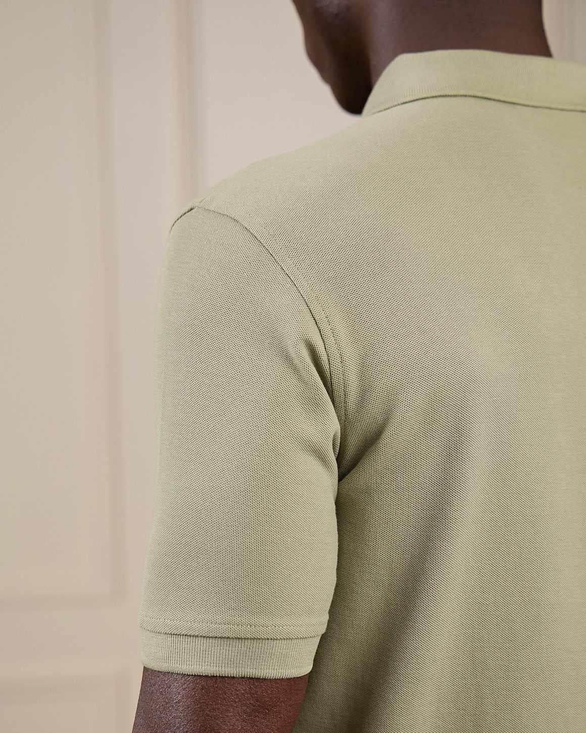 Polo kaki clair MISE AU GREEN