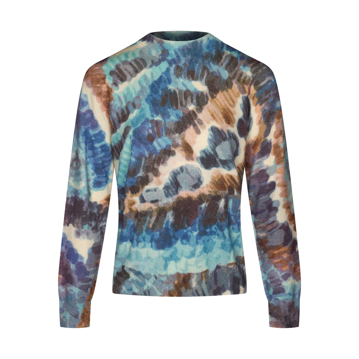 Pull en maille graphique imprimé kaki Green Ice