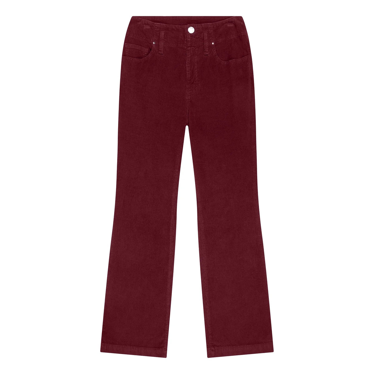 Pantalon évasé en velours côtelé Green Ice