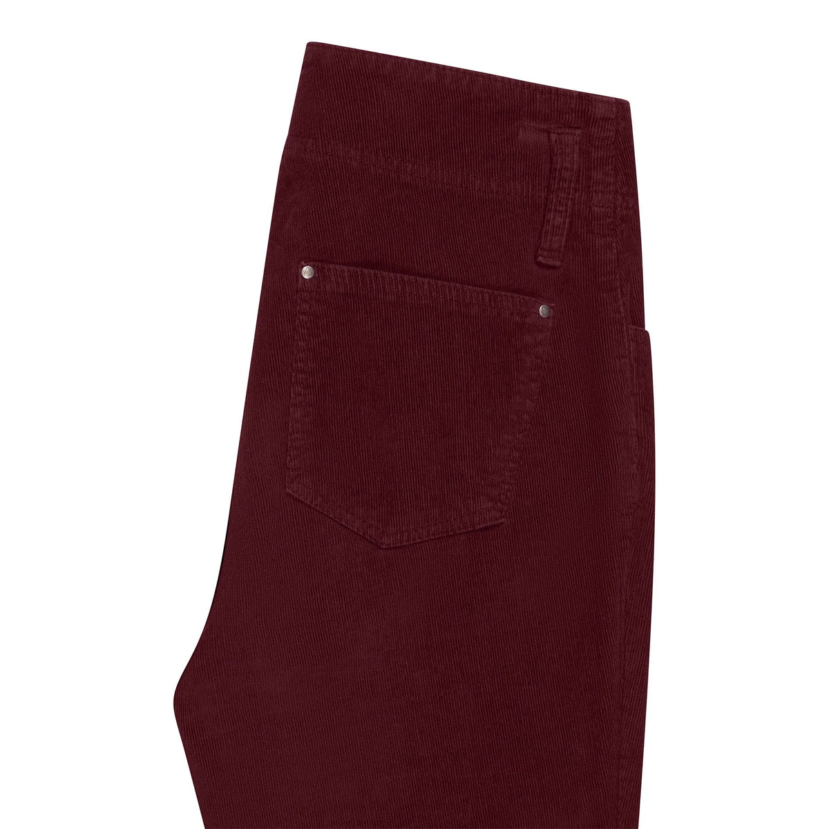 Pantalon évasé en velours côtelé Green Ice