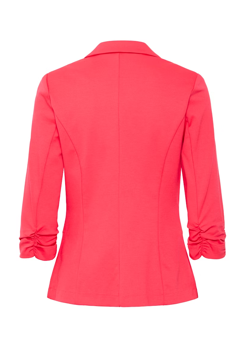 Blazer stretch manches 3/4 corail FRANSA