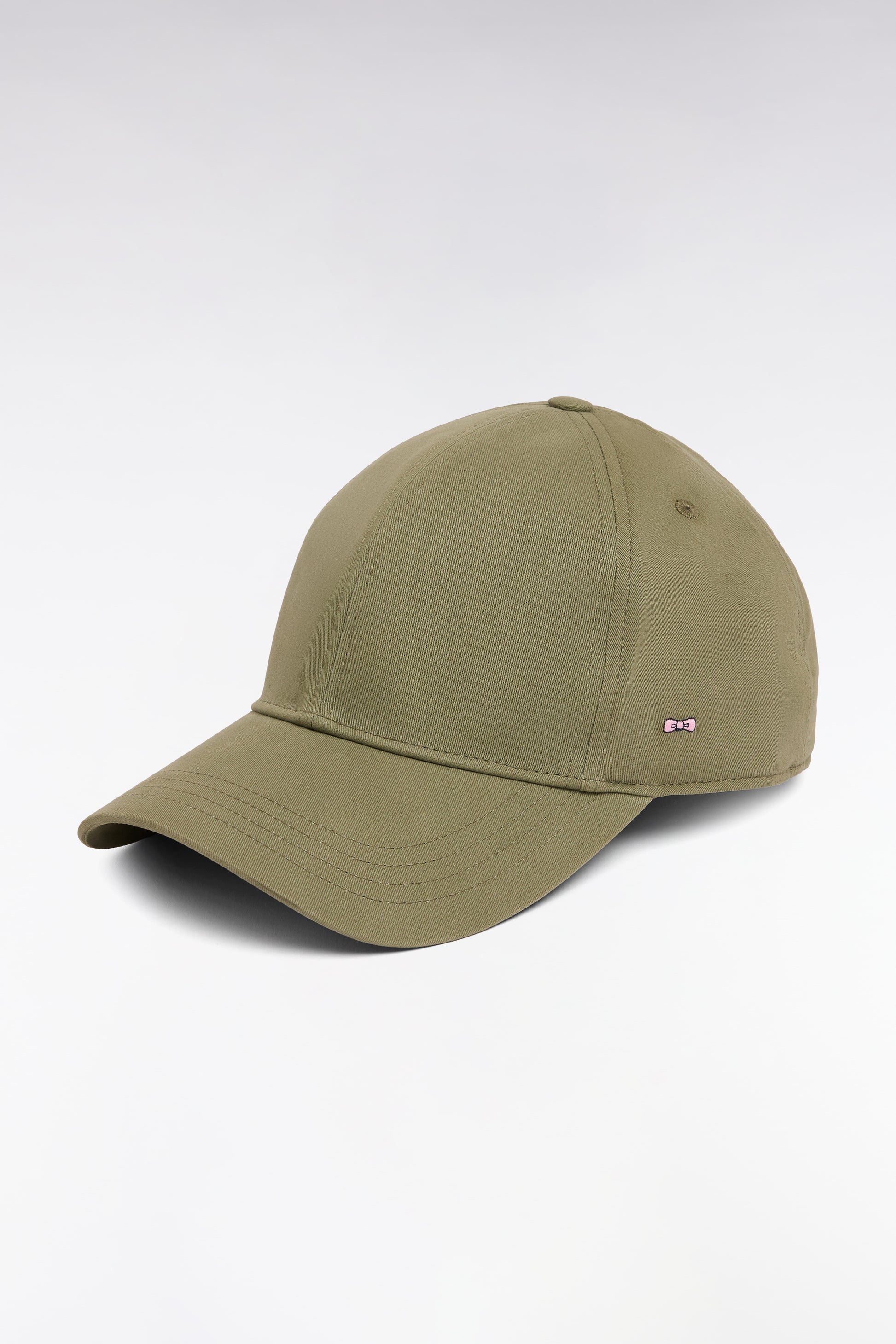 Casquette en twill de coton stretch beige foncé EDEN PARK