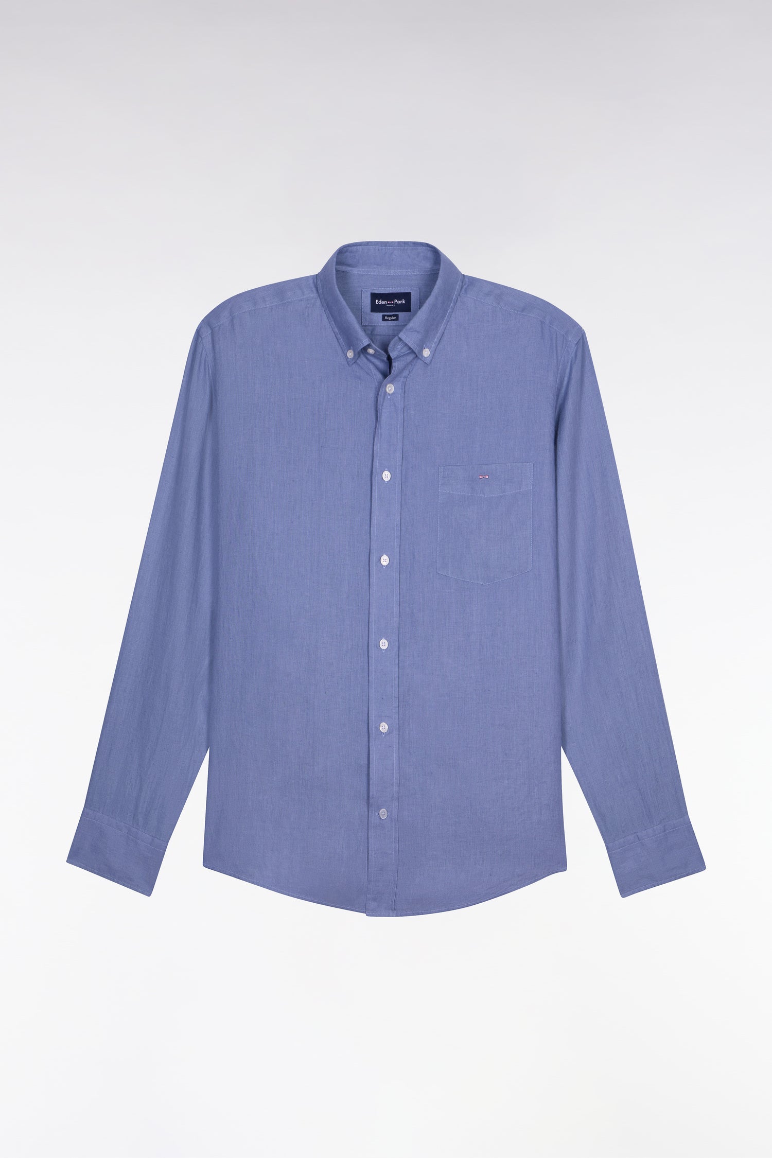 Chemise en lin bleu EDEN PARK