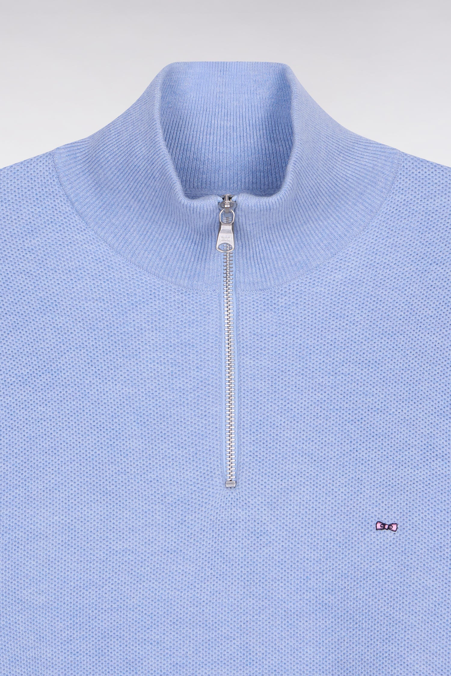 Pull col camionneur en coton ciel EDEN PARK