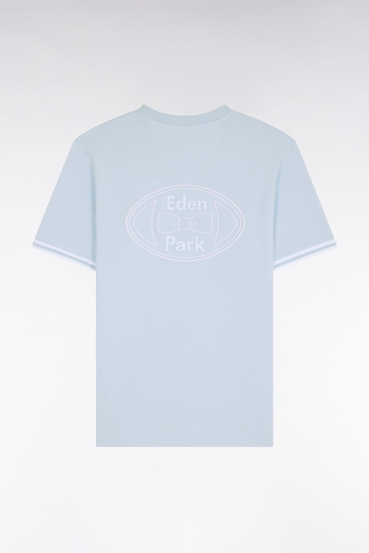 T-shirt à manches courtes en coton ciel EDEN PARK