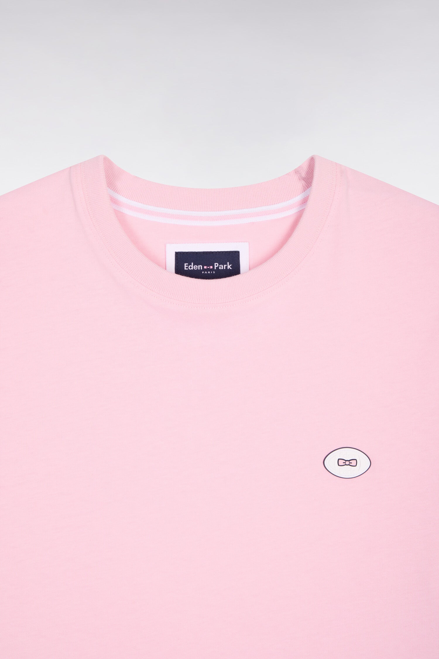 T-shirt à manches courtes en coton rose EDEN PARK