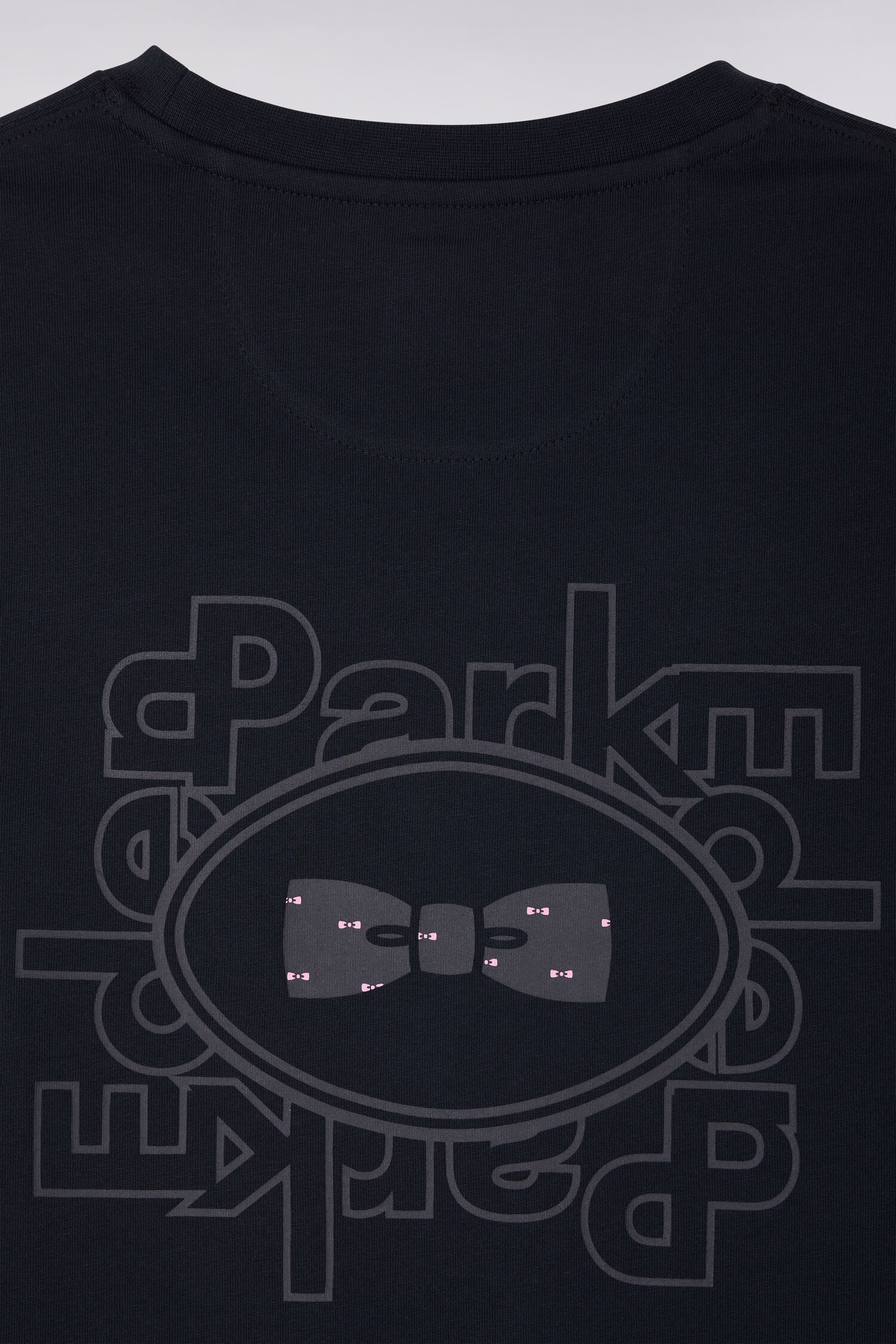 T-shirt à manches courtes marine sérigraphié EDEN PARK