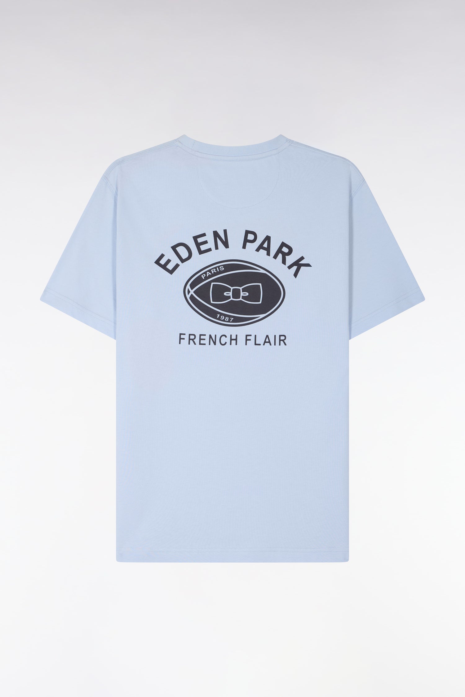 T-shirt à manches courtes sérigraphié gris clair EDEN PARK