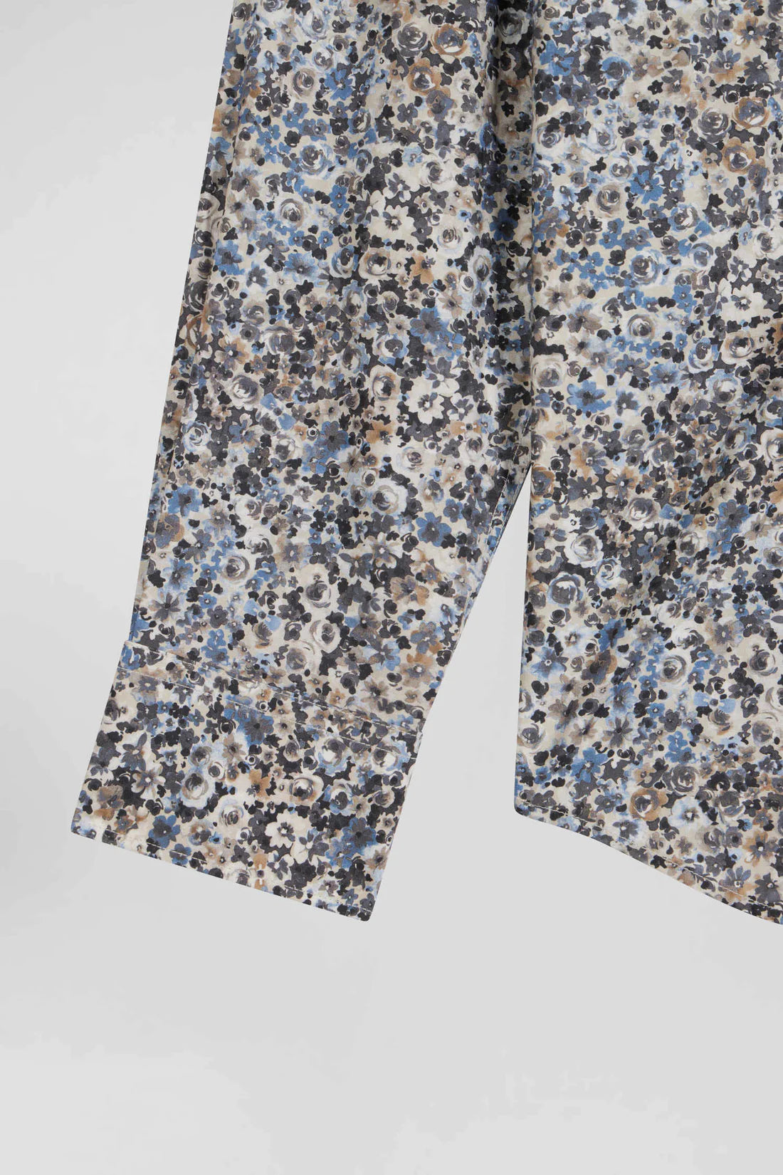 Chemise en coton microimprimé floral coupe Regular EDEN PARK