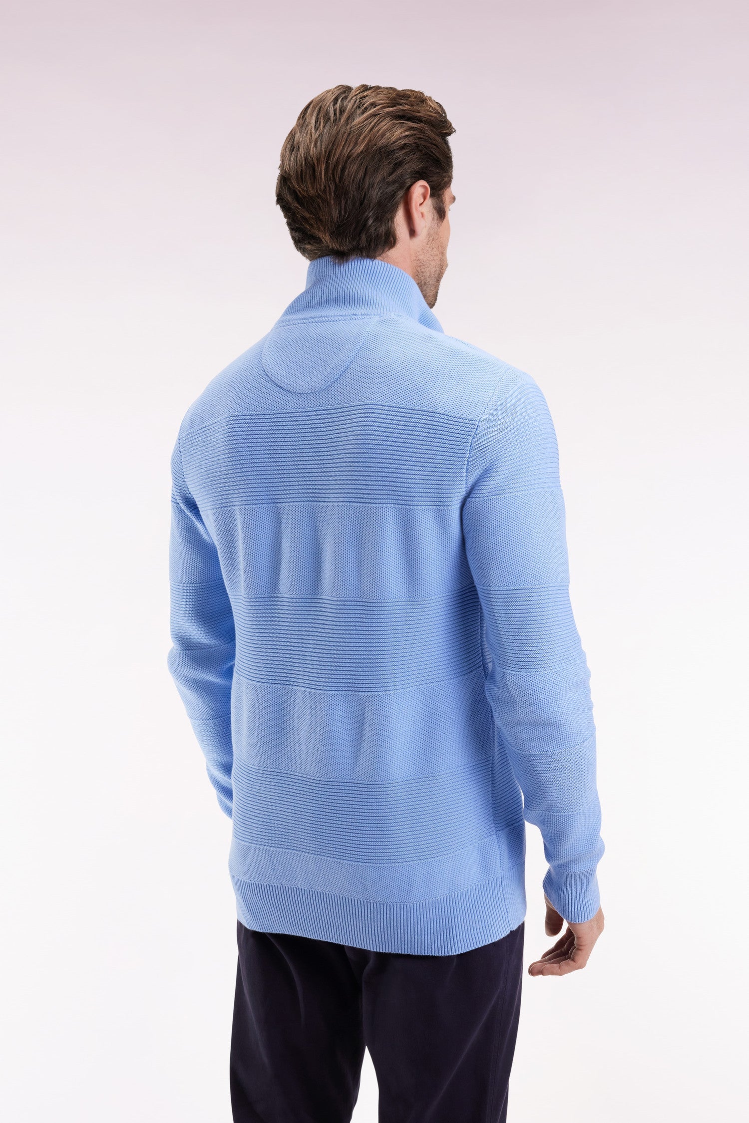 Pull col camionneur en coton EDEN PARK