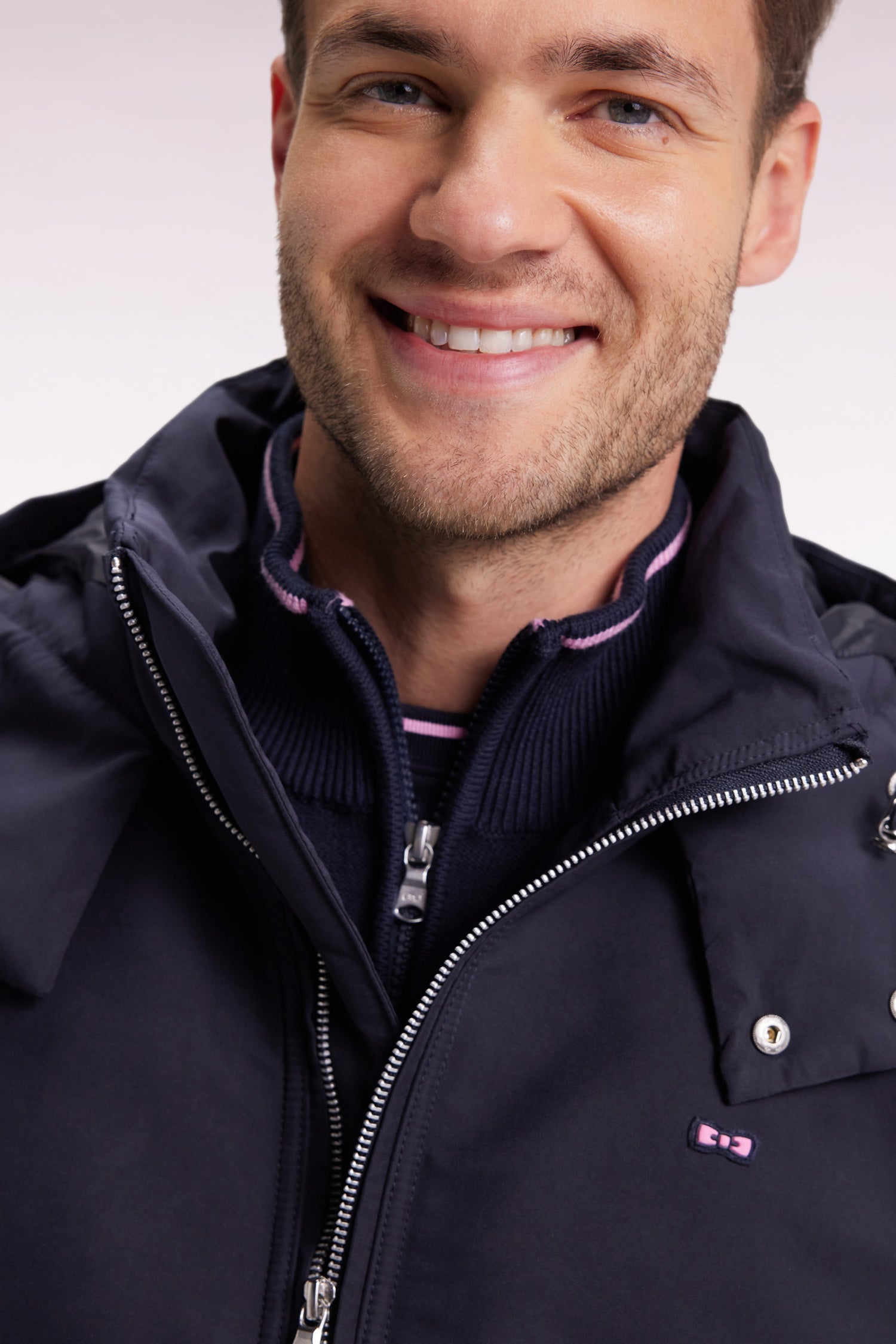 Blouson coupe vent marine à capuche EDEN PARK