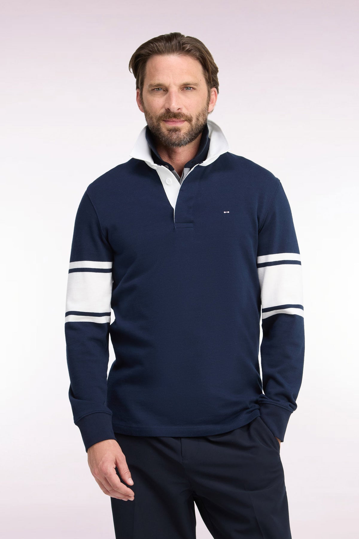 Maillot manches longues marine Eden Park