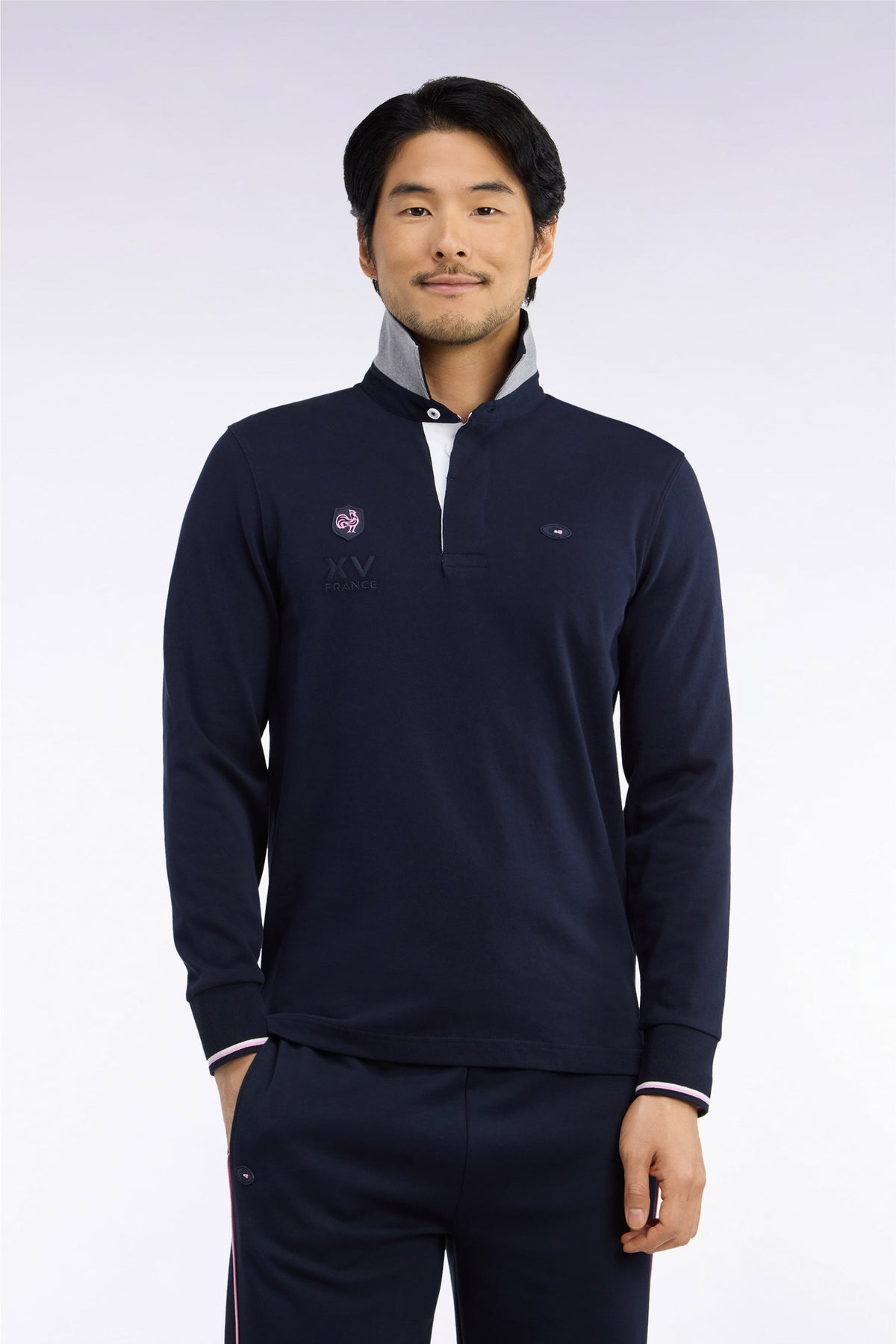 Polo manches longues XV de France Eden Park
