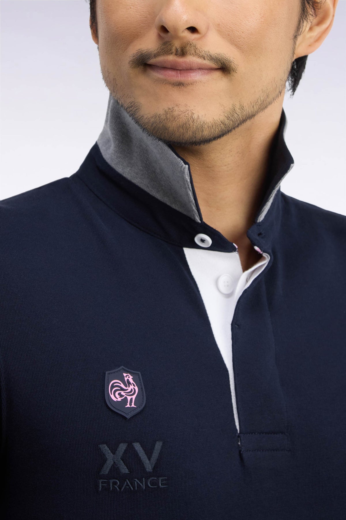 Polo manches longues XV de France Eden Park