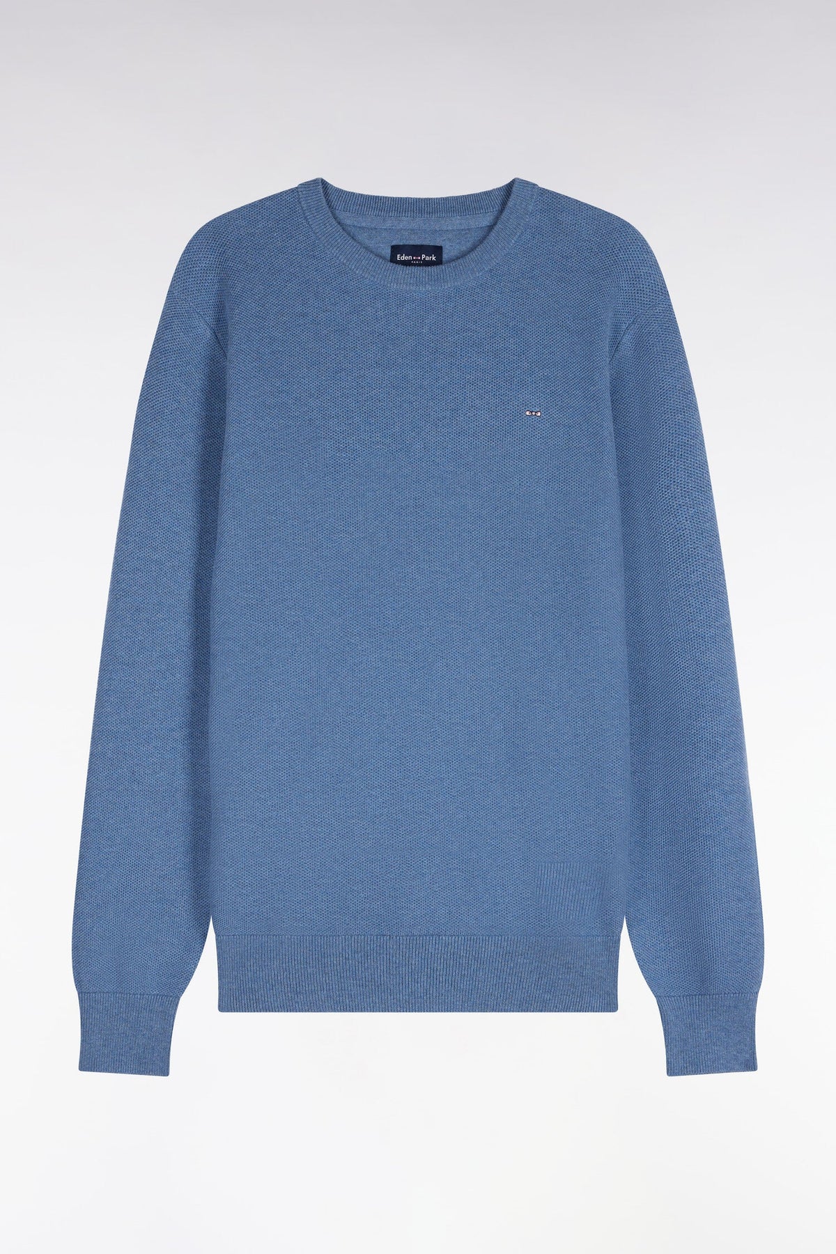 Pull col rond en coton nid d'Abeille Eden Park