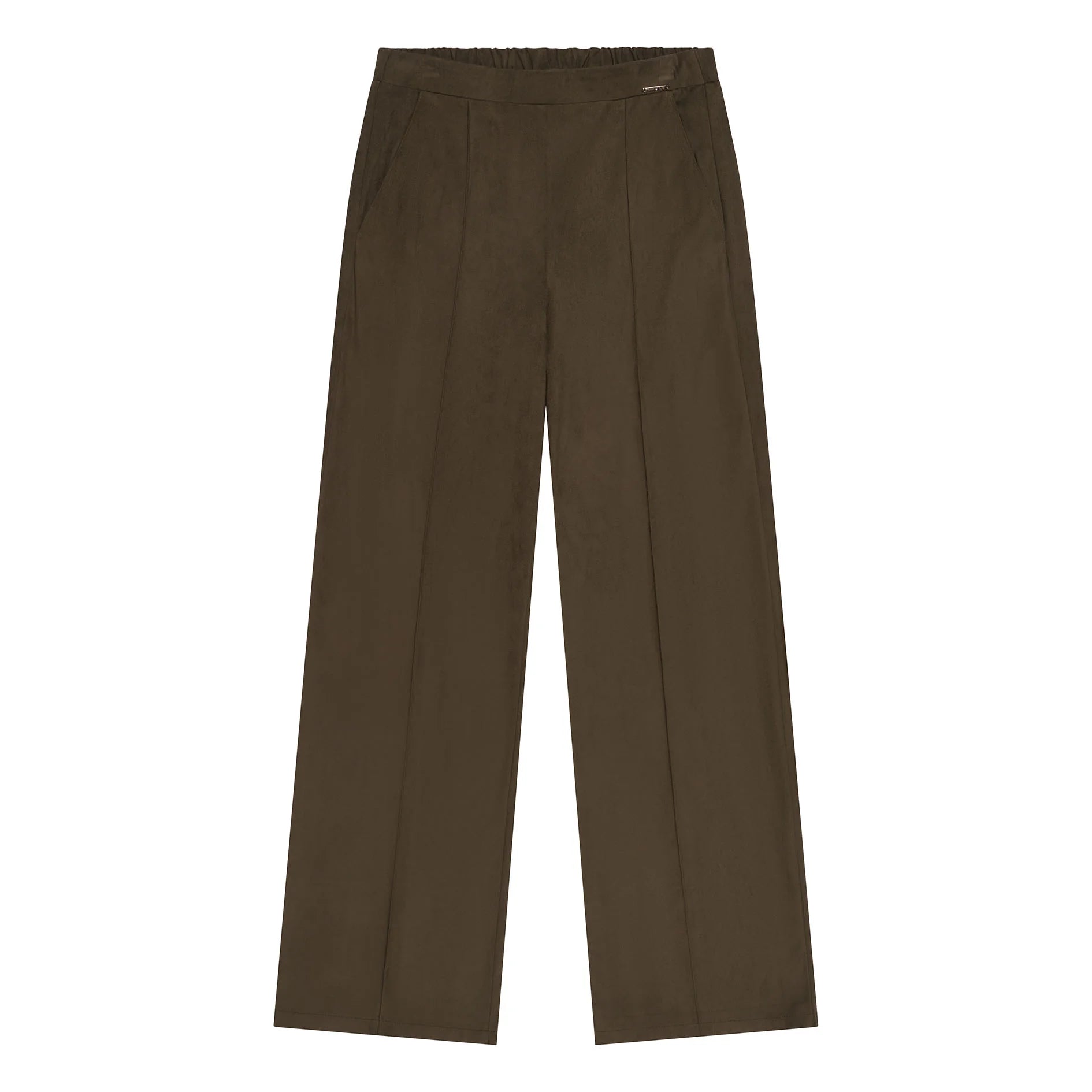 Pantalon aspect peau de pêche Green Ice
