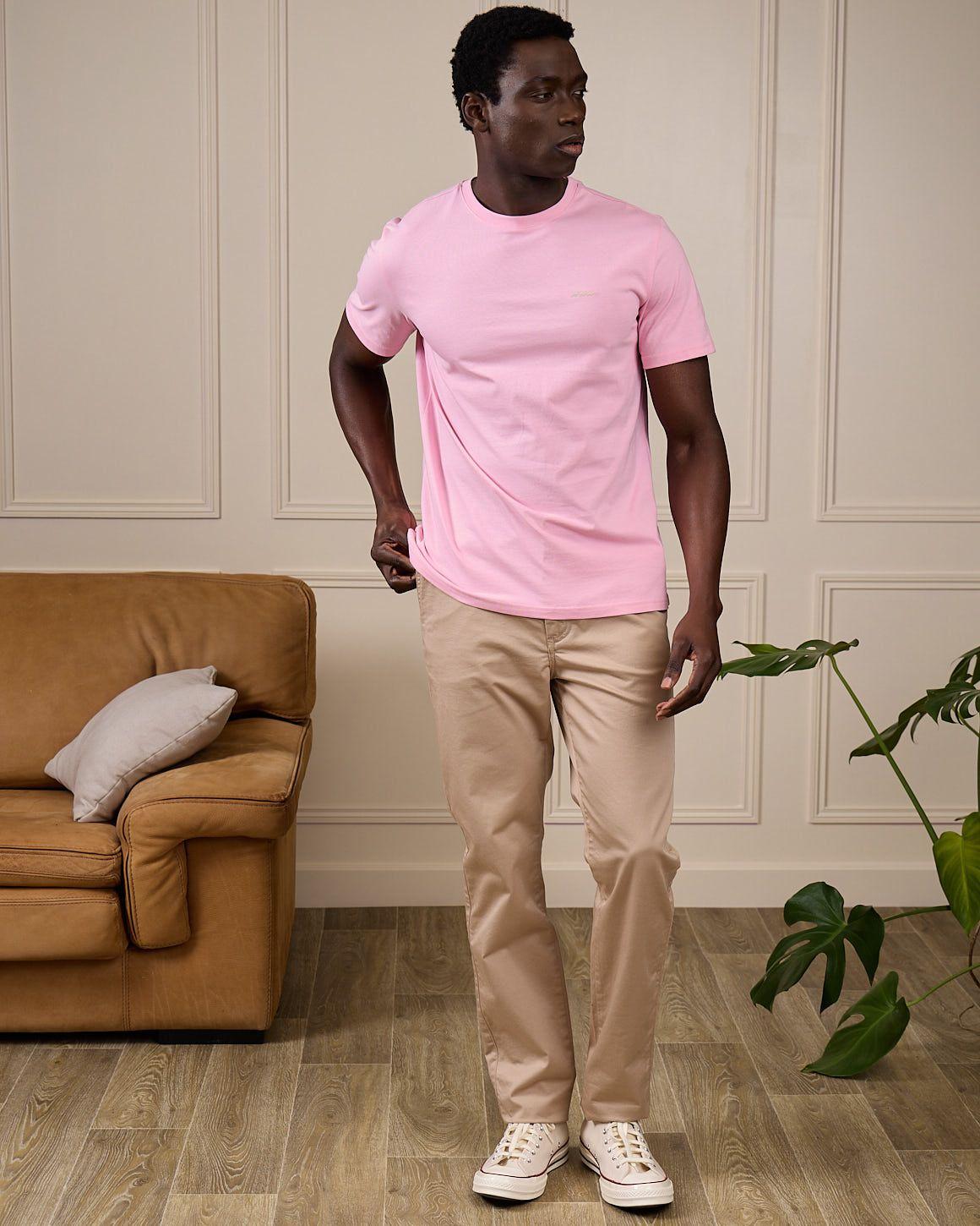 T-shirt rose bonbon MISE AU GREEN