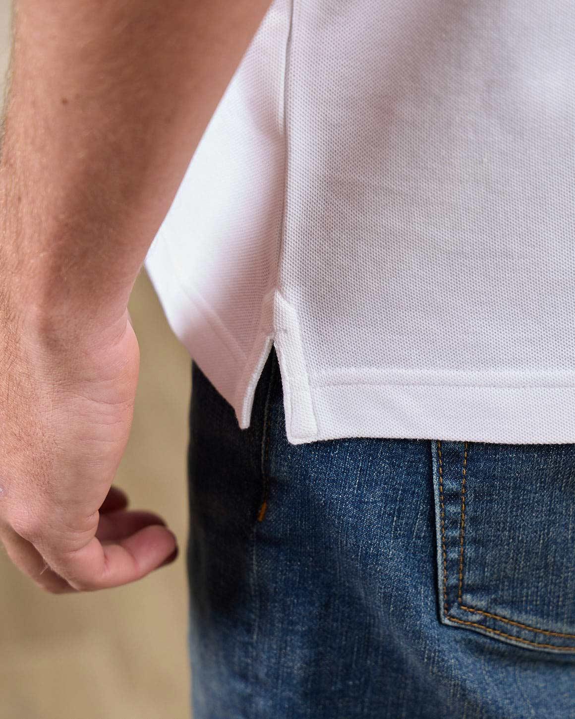 Polo blanc MISE AU GREEN