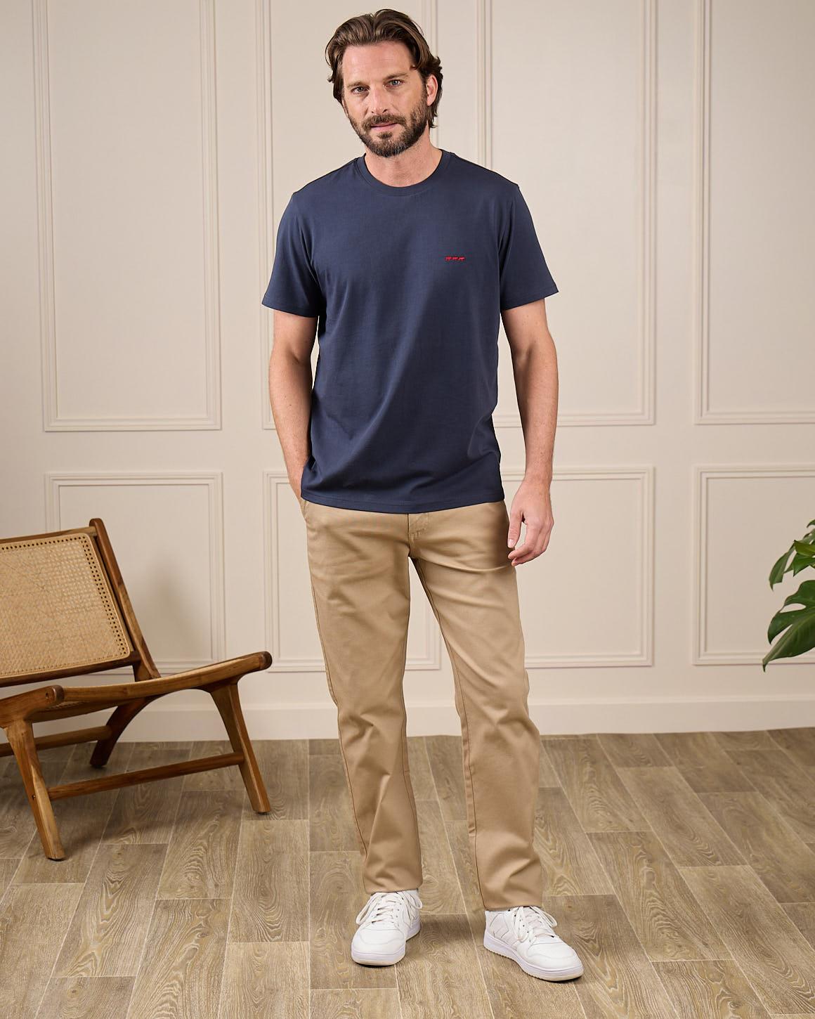 T-shirt bleu marine MISE AU GREEN