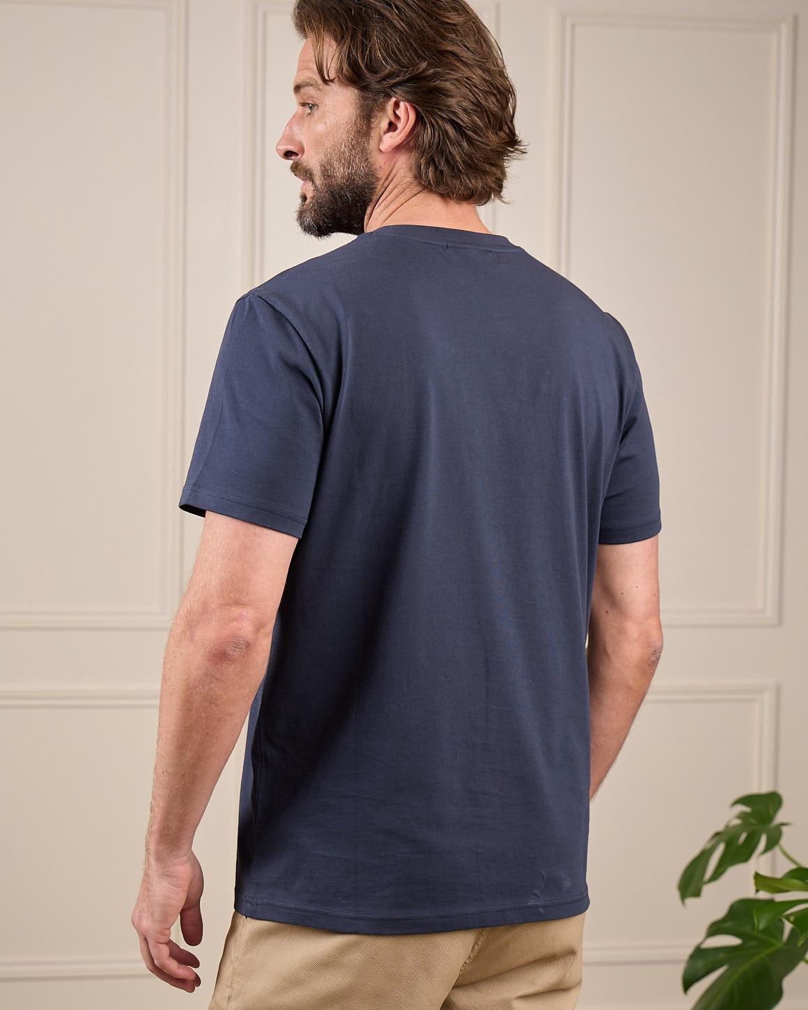 T-shirt bleu marine MISE AU GREEN