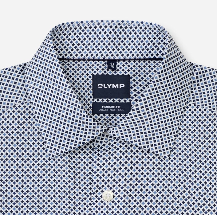 Chemise motif géométrique Olymp