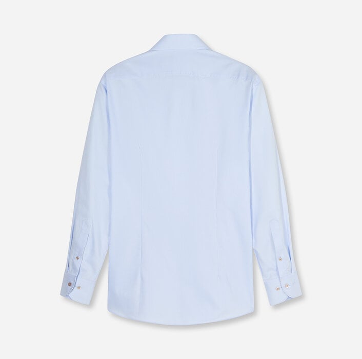 Chemise ciel col opposition Olymp